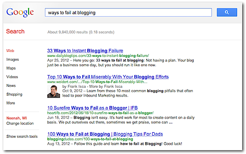 google authorship example