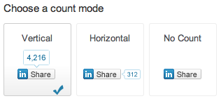 LinkedIn Share Button Creator