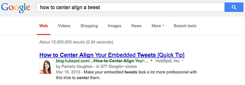 How-to-center-align-a-tweet