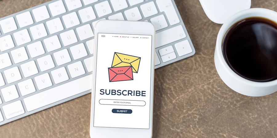 Subscribe inbound marketing email message
