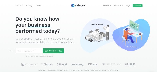 Databox website analytics tools