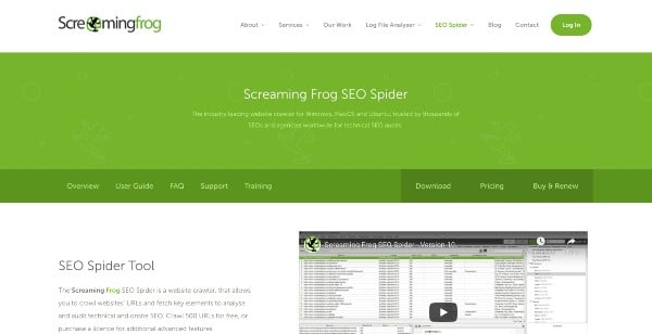 ابزار Screaming Frog SEO Spider
