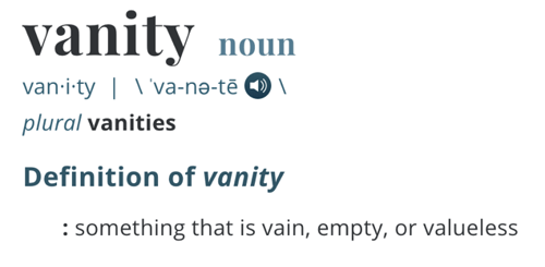 Vanity