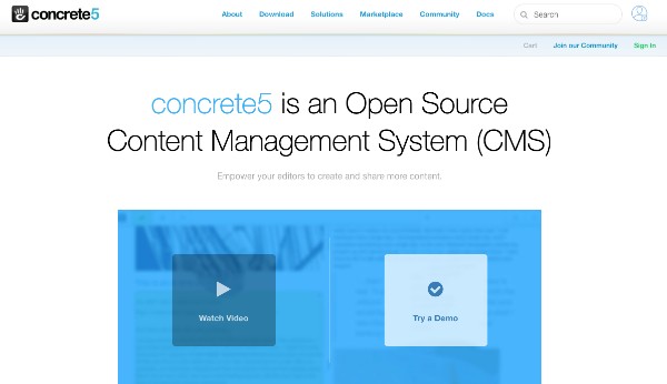concrete5 CMS pros and cons