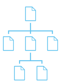 Icon of document tree