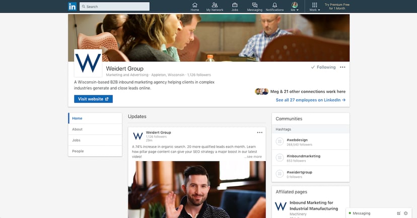 weidert-group-linkedin-page