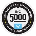 INC. 5000 America's Fastest Growing Private Companies badge