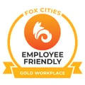 Fox Cities Employee Friendly Gold Workplace Badge