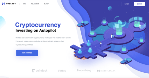 Hodlblot isometric web design trend