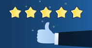 five star review of b2b company
