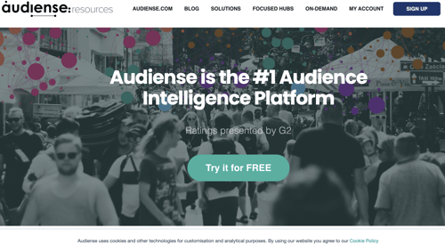 Audiense audience intelligence platform