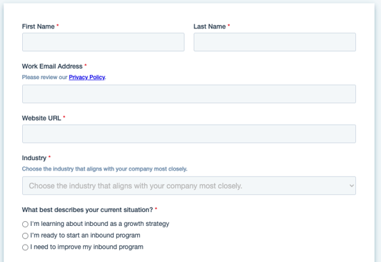 first-conversion-form-example