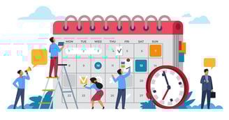 Keyword research-driven blog calendar