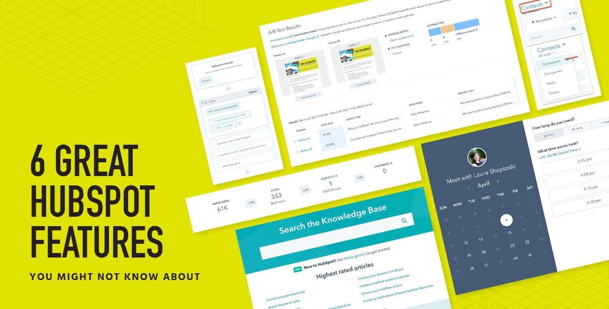 HubSpot Features that boost ROI