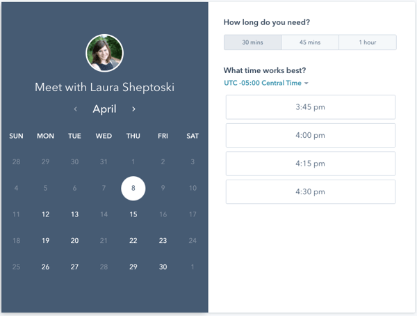 HubSpot-Meeting-Scheduling-Tool