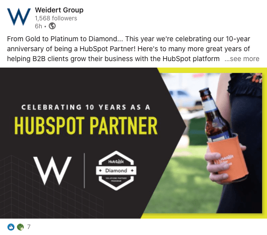 Weidert-Linkedin-post-with-graphic