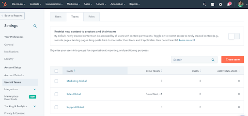 creating-teams-in-HubSpot-settings