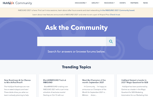 hubspot user community