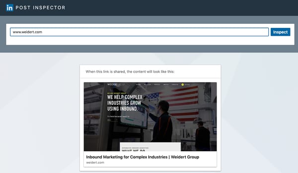 linkedin-post-inspector-for-website-URL