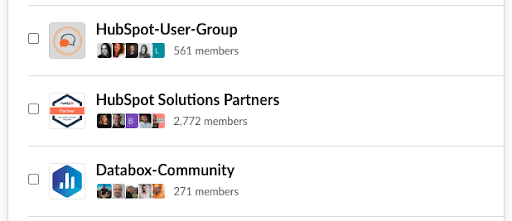 professional slack communities