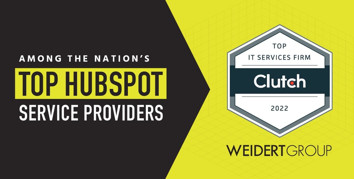 weidert group named a top hubspot services agency