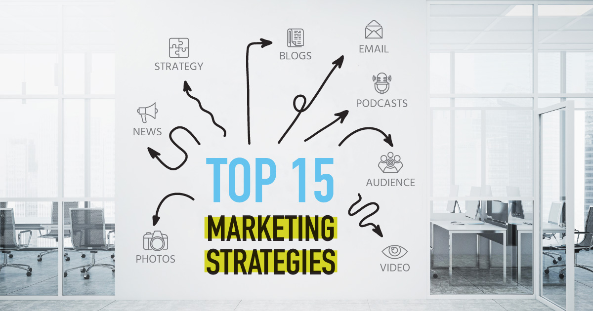 most effective marketing-strategies graphic