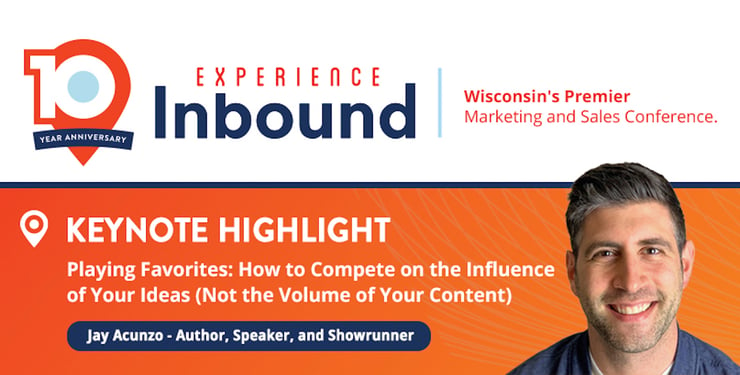 jay acunzo to speak about storytelling at experience inbound 2024