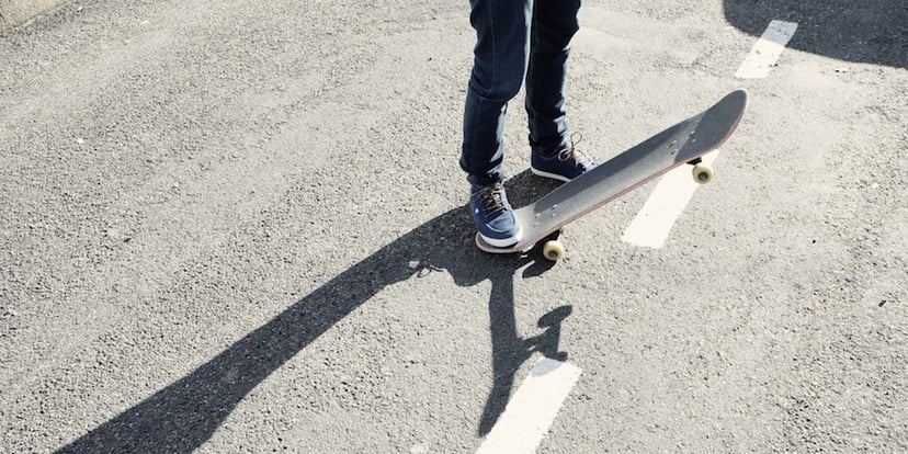 Skateboard-lesson
