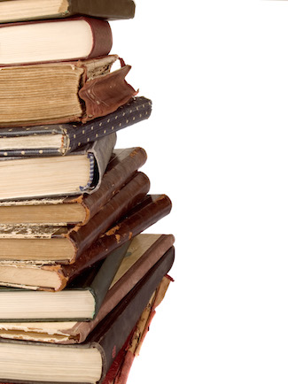 Stack-of-vintage-books