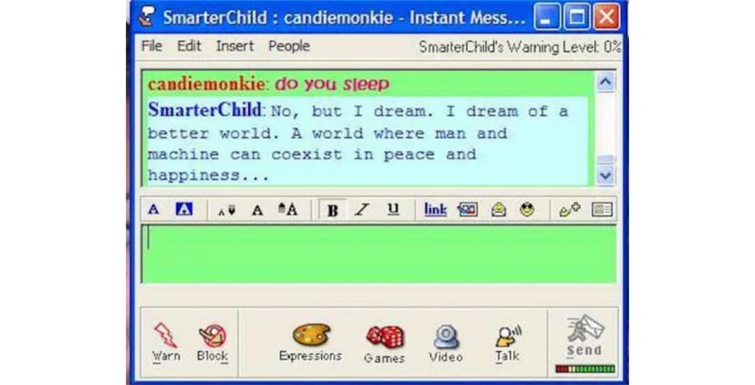 Smarter Child AOL Instant Messenger