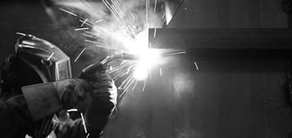 industrial worker welding