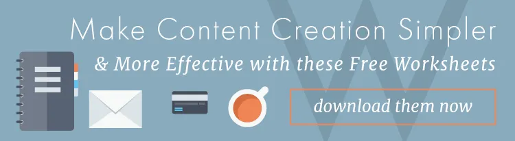 Content Creation Template & Worksheets