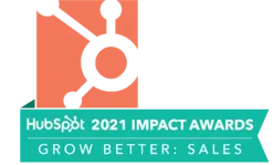 Hubspot 2021 Impact Awards Grow Better: Sales