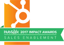 Hubspot 2017 Impact Awards Sales Enablement