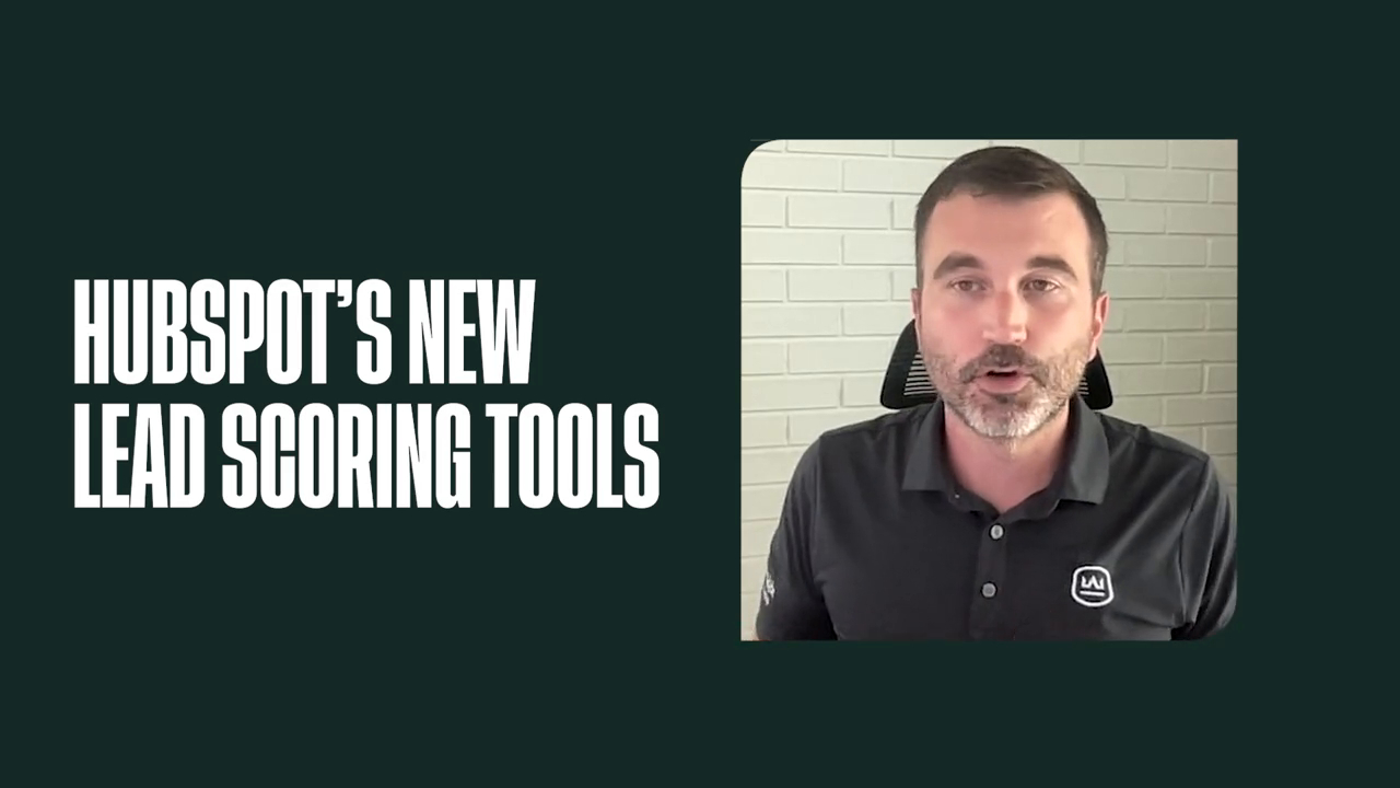 hubspot lead scoring tools explained by Brian Loesch of Weidert Group